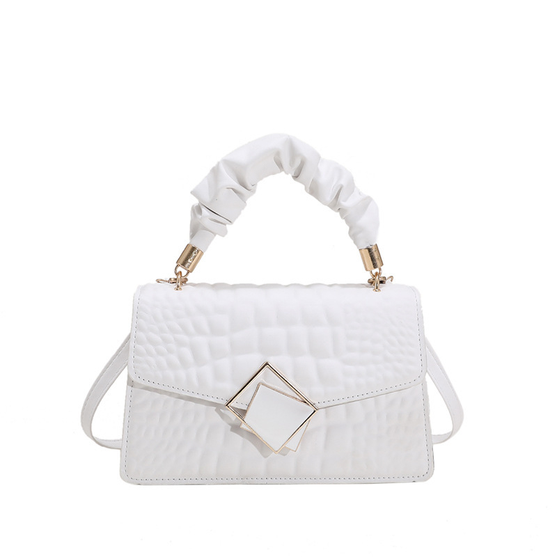 PU torba za rame s magnetskim zatvaračem, unutarnja pretinac sa zipom, podstava od sintetičke kože, dvostruka ručka