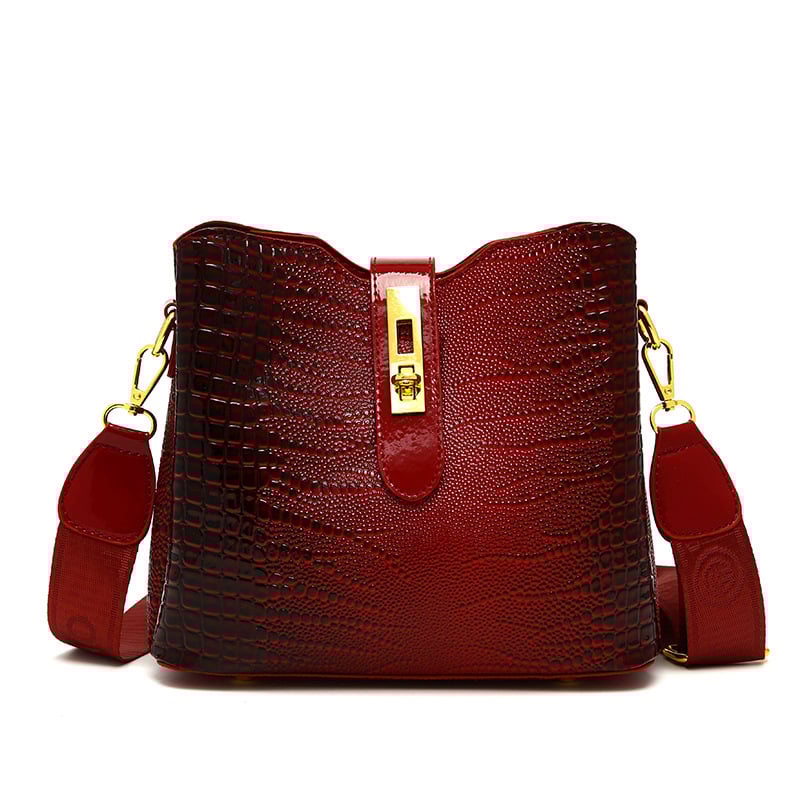 Bucket torba od PU kože, zatvaranje kapom, unutarnji džepovi: zip, džep za telefon i ID