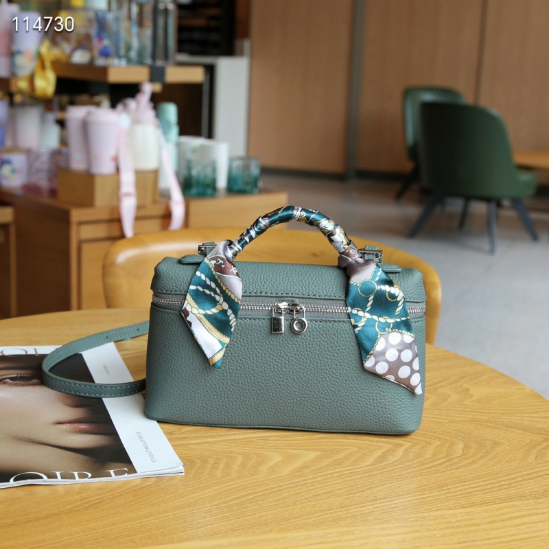 Gențiță de machiaj din piele autentică, formă pătrată orizontală, închidere cu fermoar, buzunar interior cu fermoar și buzunar pentru telefon, stil Street Trend