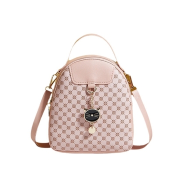 PU crossbody torbica kružnog oblika, s jednim remenom, zip zatvarač, bez podstave