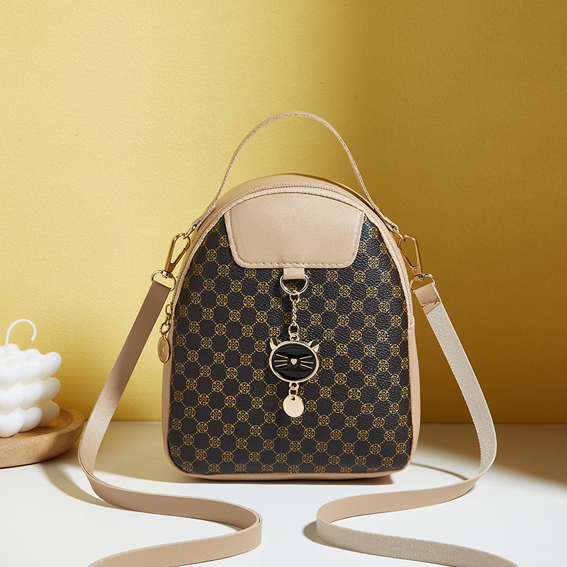 PU crossbody torbica kružnog oblika, s jednim remenom, zip zatvarač, bez podstave