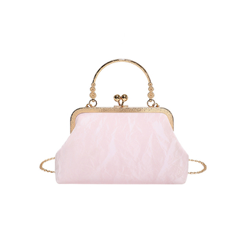 Ženska torbica u obliku školjke – poslovni stil za putovanja, poseban materijal, oblik školjke, brava s mehaničkim zatvaranjem