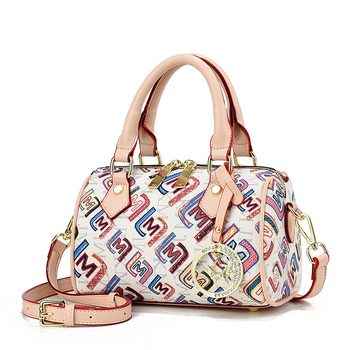 Geantă de umăr din PU cu fermoar, stil street trend, formă orizontal pătrată, Emperor Rhino