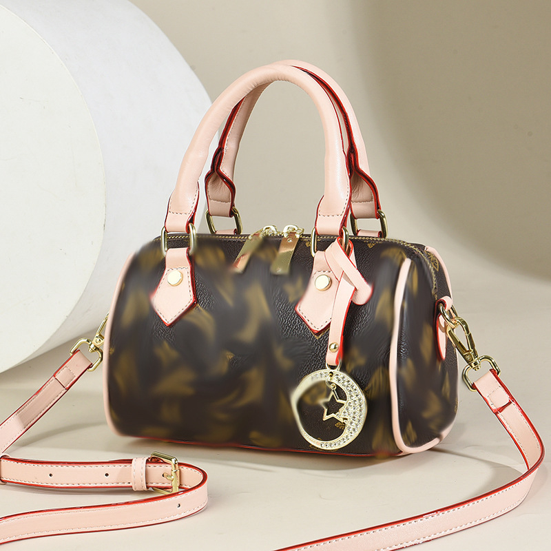 Geantă de umăr din PU cu fermoar, stil street trend, formă orizontal pătrată, Emperor Rhino