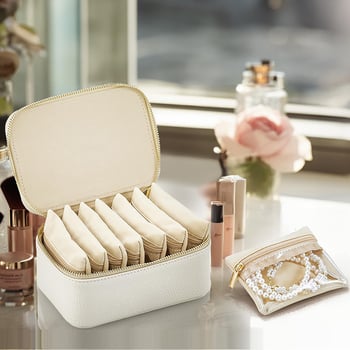 Kutija za nakit – SMZ-081, koža, casual stil, mekana tekstura, jedinstven uzorak