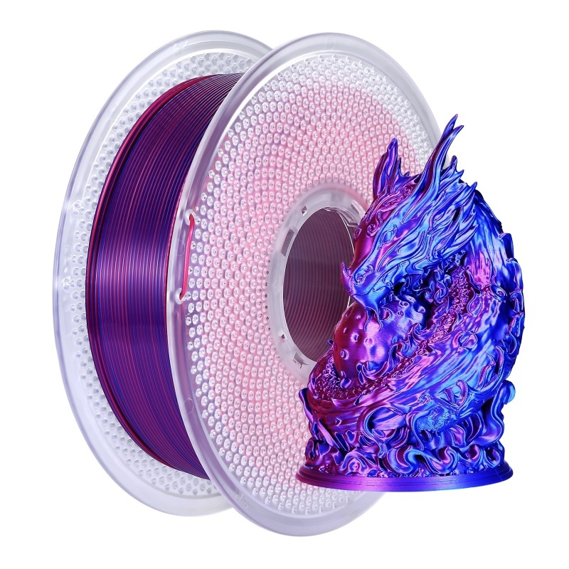BING3D PLA Silk филамент за 3D печат - кръгло сечение, копринено покритие, PLA материал