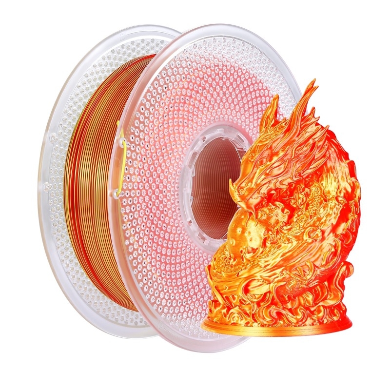 BING3D PLA Silk филамент за 3D печат - кръгло сечение, копринено покритие, PLA материал