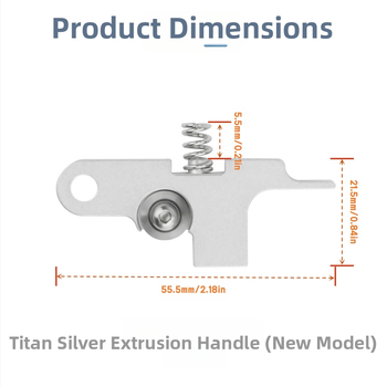 ELVES Titan екструдер дръжка - модел Squeeze, тип Titan