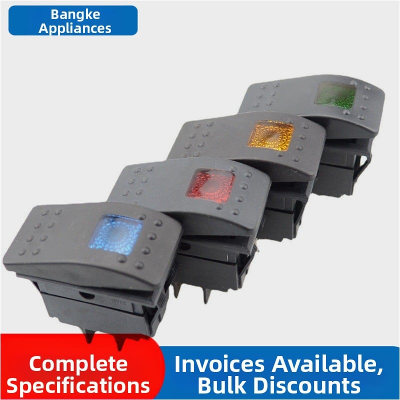 LED водоустойчив морски превключвател за яхти/лодки, 220V/12V, 10A, CE сертифициран