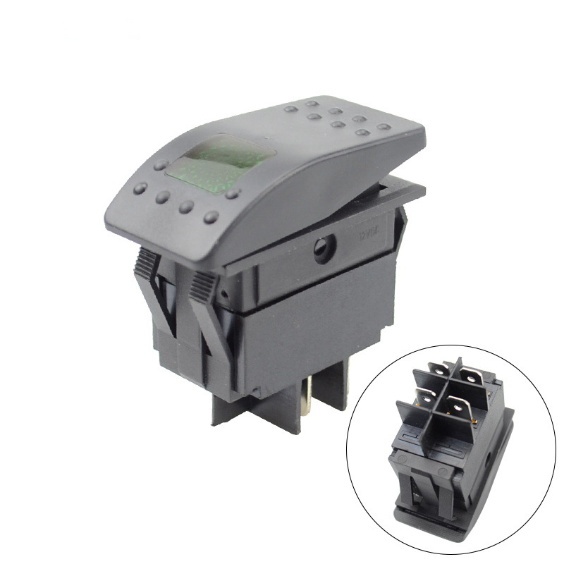 LED водоустойчив морски превключвател за яхти/лодки, 220V/12V, 10A, CE сертифициран