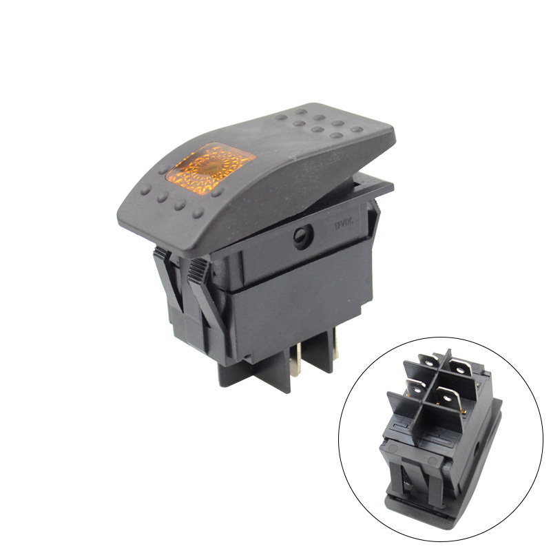 LED водоустойчив морски превключвател за яхти/лодки, 220V/12V, 10A, CE сертифициран