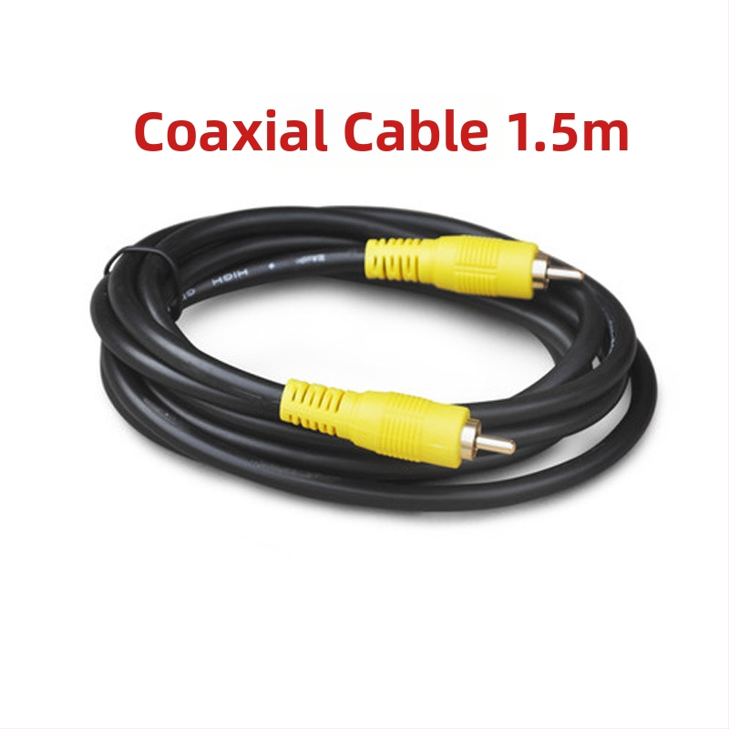 Аудио кабел 3,5 мм към два RCA мъжки за компютърни колонки