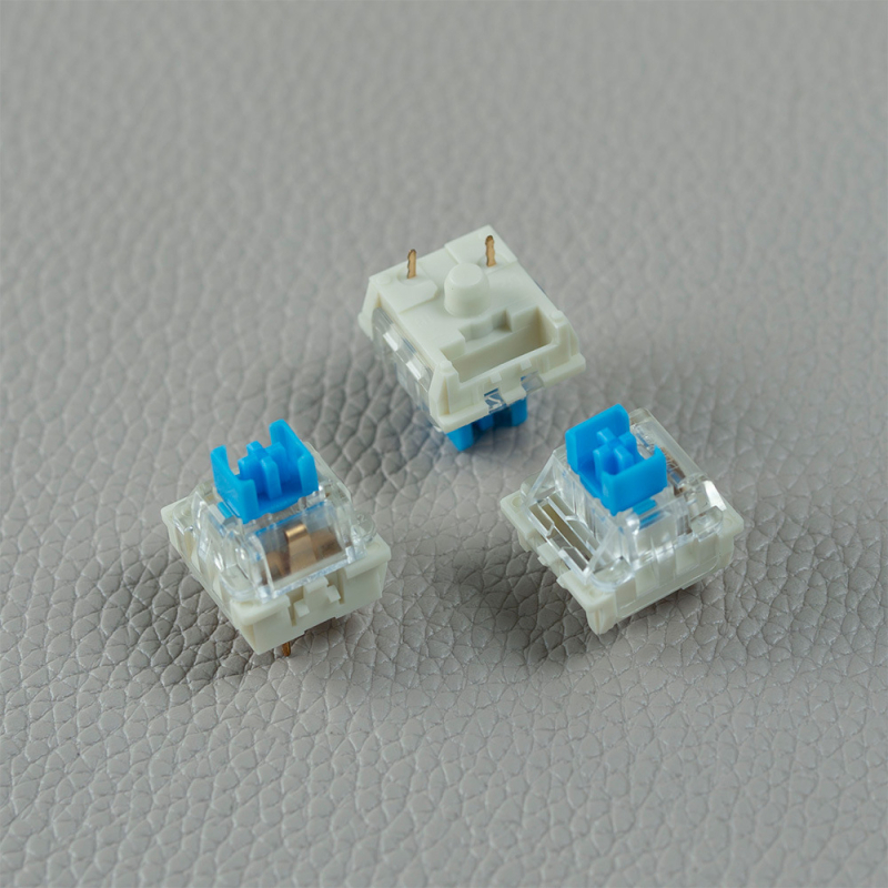 Comutator mecanic pentru tastatură, linier, hot-swappable, iluminare RGB, compatibil până la 87 taste