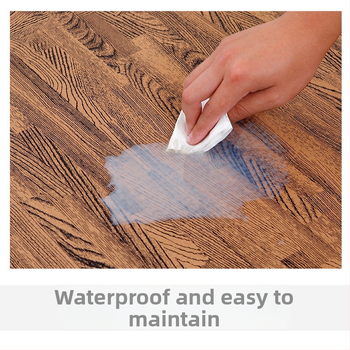 Πατάκι EVA από αφρό για μωρά, υφή ξύλου, τετράγωνο σχήμα, ριγέ μοτίβο, κατάλληλο για σαλόνι, υπνοδωμάτιο, μελέτη, είσοδο, μπαλκόνι· καθαρίζεται με ηλεκτρική σκούπα