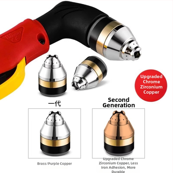 P80 zaštitni omotač mlaznice plazma rezanja; bakrena glava plamenika; zaštita kontaktnog rezanja; dodaci; The First Force marka, standardni tip, standardni zavarni napon struje, standardna duljina