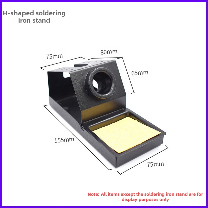 Stalak za lemljenje od nehrđajućeg čelika s držačem rosin spužve