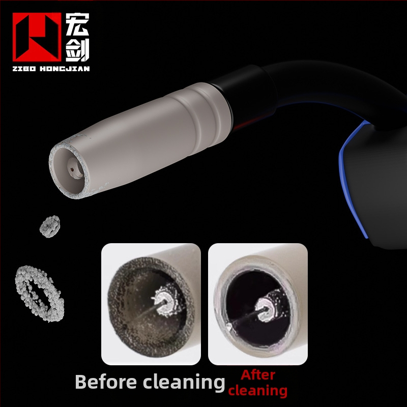 Газозащитна заваръчна горелка: защита на дюза с покритие, проводяща дюза, 15AK консумативи