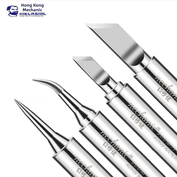 936A безоловен накрайник за паялник, извит връх — мед без кислород, за ремонт на мобилни телефони