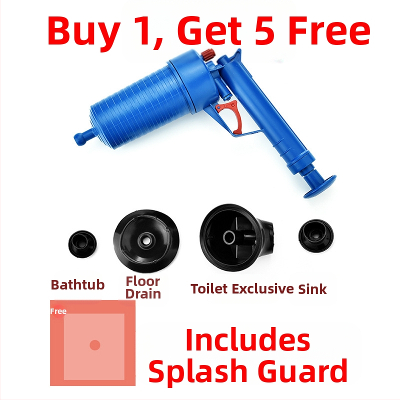 Guminis plūdinimo įrankis klozetui ir nuotekoms, didelio slėgio valymo priemonė su galingu siurbimo gaubtu, tinkamas virtuvei ir voniai