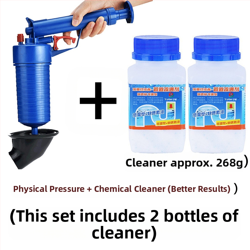 Guminis plūdinimo įrankis klozetui ir nuotekoms, didelio slėgio valymo priemonė su galingu siurbimo gaubtu, tinkamas virtuvei ir voniai