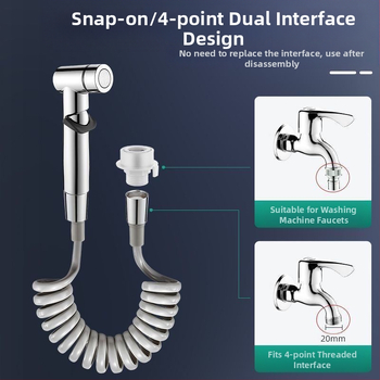 Toaletni tuš-mlaznica, bakreno tijelo, model 1, JIUMWOO, EU CE certifikat, mogućnost prilagodbe