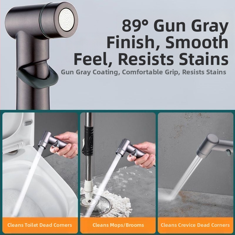 Тоалетен душ-крайник за високо налягане, меден корпус, модел 1, марка JIUMWOO, EU CE сертифициран, персонализация налична