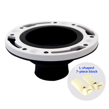 Flanšna ploča za instalaciju toaleta s brtvom protiv mirisa, europsko/američki stil, PP materijal, sklapanje, marka And Shower, podrijetlo Xiamen