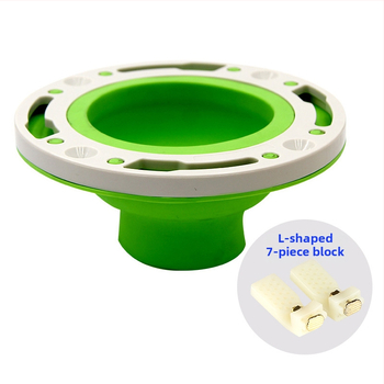 Flanšna ploča za instalaciju toaleta s brtvom protiv mirisa, europsko/američki stil, PP materijal, sklapanje, marka And Shower, podrijetlo Xiamen