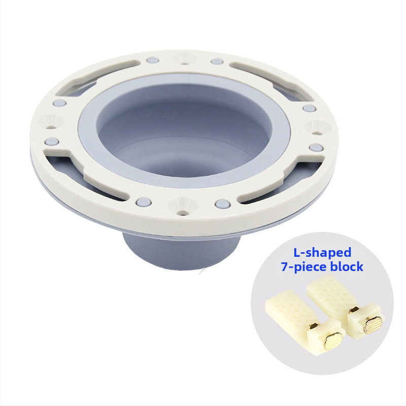 Flanšna ploča za instalaciju toaleta s brtvom protiv mirisa, europsko/američki stil, PP materijal, sklapanje, marka And Shower, podrijetlo Xiamen