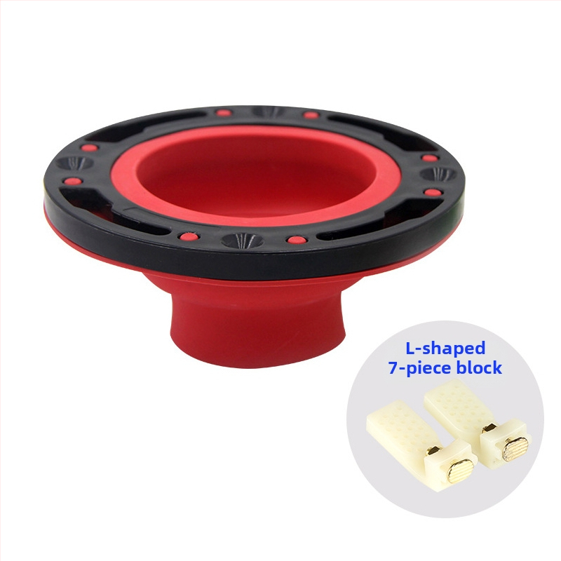 Flanšna ploča za instalaciju toaleta s brtvom protiv mirisa, europsko/američki stil, PP materijal, sklapanje, marka And Shower, podrijetlo Xiamen