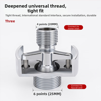 Univerzalni zakrivljeni tuš spoj, bakar, prilagodljivo, moderan minimalistički stil