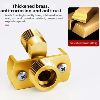 Univerzalni zakrivljeni tuš spoj, bakar, prilagodljivo, moderan minimalistički stil