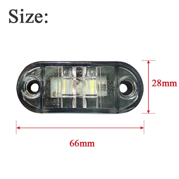 Piranha 2LED странична светлина за камион 10-30V