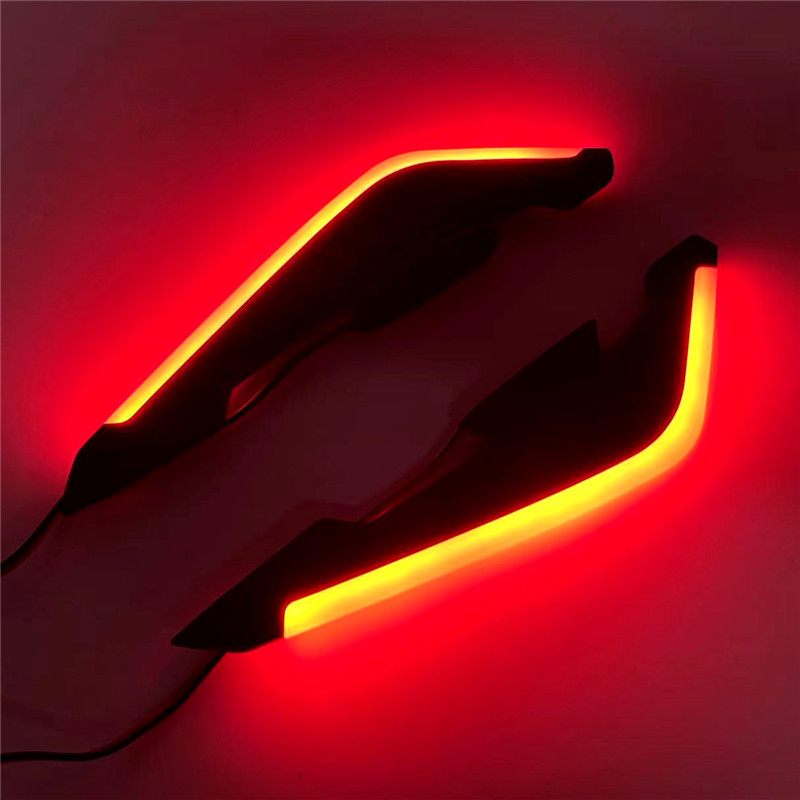 Φωτιζόμενο διακοσμητικό φτερό αέρα για μοτοσυκλέτες και ηλεκτρικά οχήματα – LED 12V, σταθερά φτερά, mosjpgz