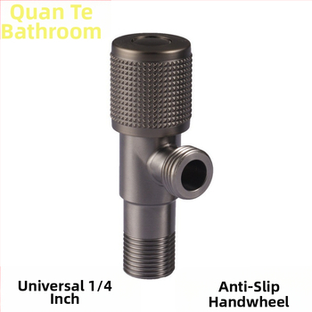 Nehrđajući čelični kutni ventil s bakrenim jezgrom ventila, model 111, ugradnja u zid, za kupaonicu, bojler i WC