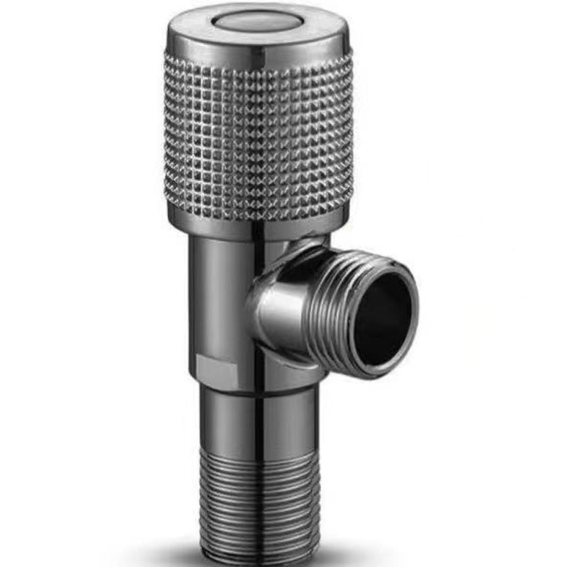 Nehrđajući čelični kutni ventil s bakrenim jezgrom ventila, model 111, ugradnja u zid, za kupaonicu, bojler i WC