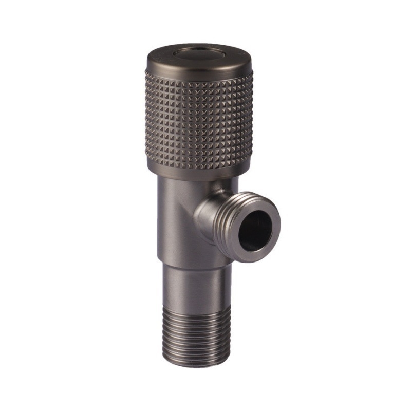 Nehrđajući čelični kutni ventil s bakrenim jezgrom ventila, model 111, ugradnja u zid, za kupaonicu, bojler i WC