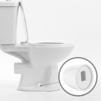 Parson poklop vijaka za WC – keramika/ABS, set dodatne opreme za WC, injekcijsko oblikovanje, ručna ugradnja