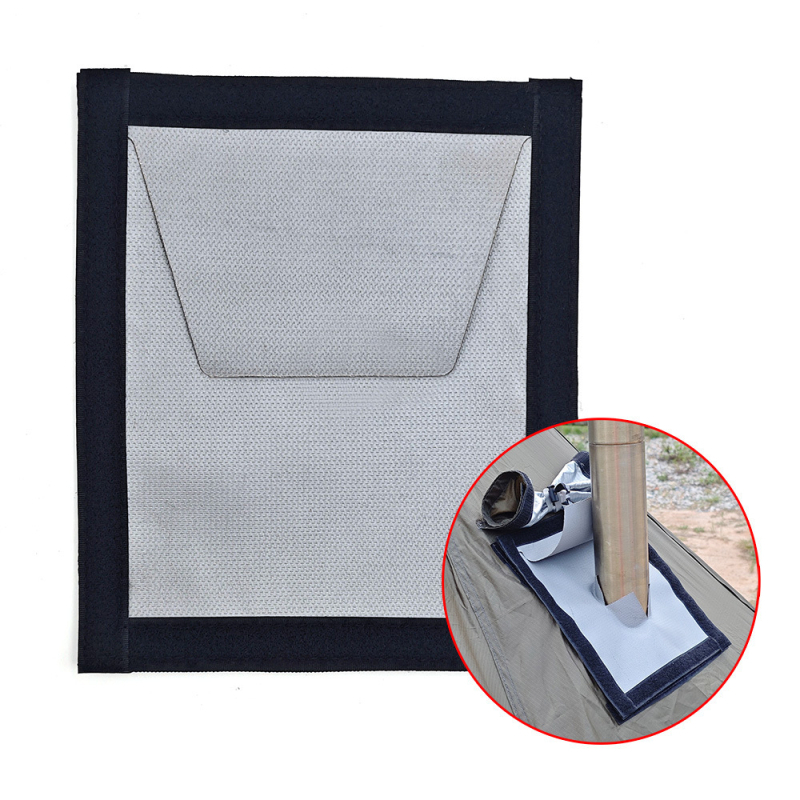 Къмпинг огнеустойчив мат – фибростъкло, огнезадържащ, термоизолационен, висока температурна устойчивост; тегло 260 g или 680 g