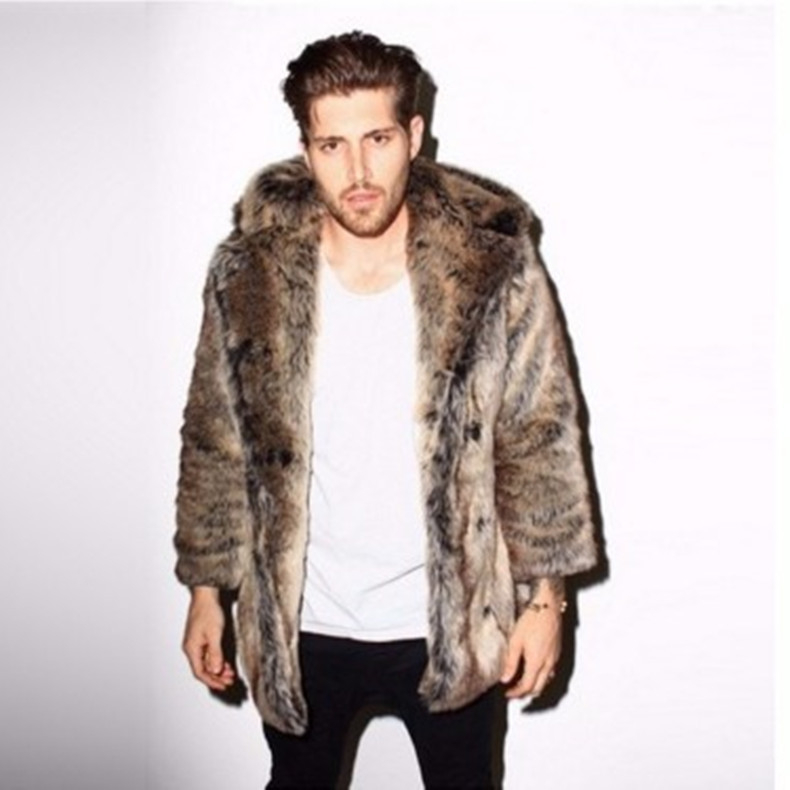 Παλτό με κουκούλα από συνθετική γούνα – συνθετική γούνα, μακριά μανίκια, στυλ κομψό πόλης, γυναικείο παλτό