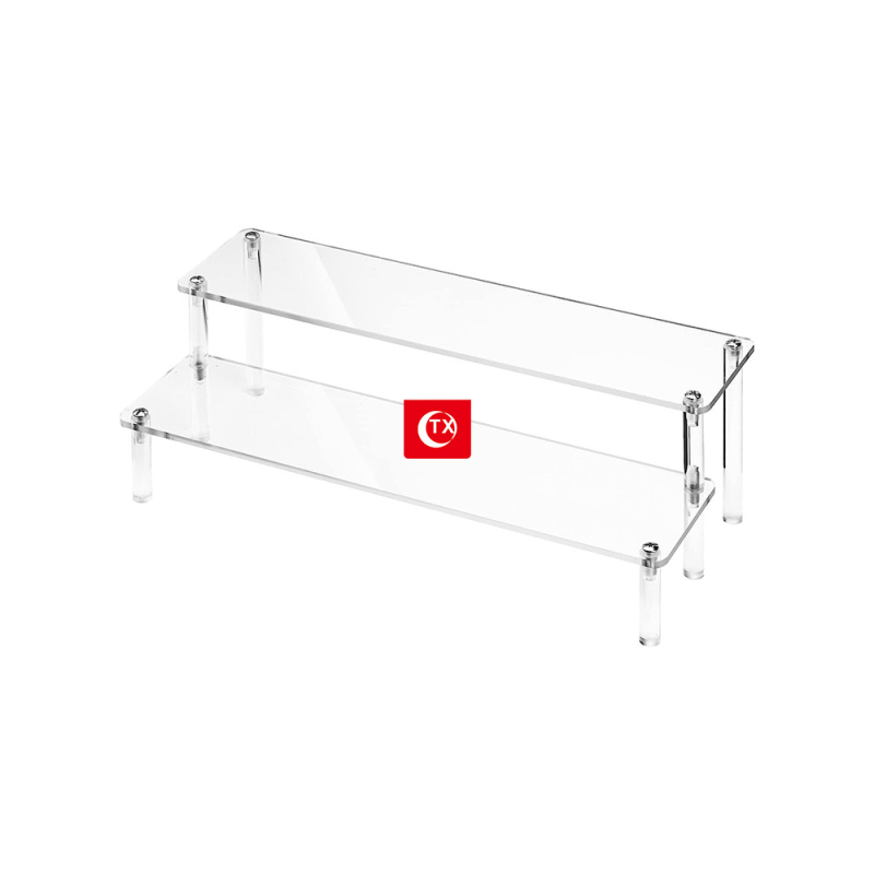 TX Acrylni stalak s ljestvama dizajnom za kozmetiku i figurice – stolni izložbeni stalak