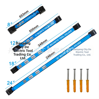 Μαγνητική λωρίδα αποθήκευσης με γάντζους για εξοπλισμό κουζίνας, κατασκευή από σίδηρο