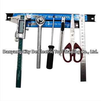 Μαγνητική λωρίδα αποθήκευσης με γάντζους για εξοπλισμό κουζίνας, κατασκευή από σίδηρο