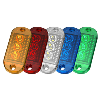 LED πλευρικό φως σήμανσης για φορτηγά, 3-LED, Universal 12-24V