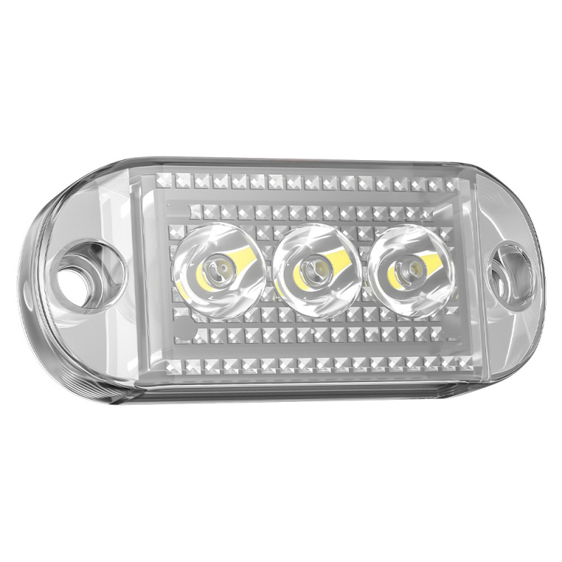 LED πλευρικό φως σήμανσης για φορτηγά, 3-LED, Universal 12-24V