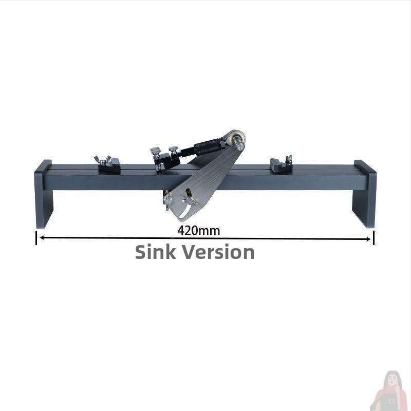 Diamentinis peilių šlifuoklio laikiklis su akmens laikikliu ir kampo lokalizatoriumi