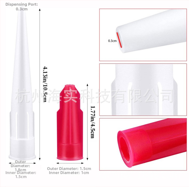 GREATCAULK дюза за уплътнител за врати и прозорци с остър връх (пластмасово тяло)