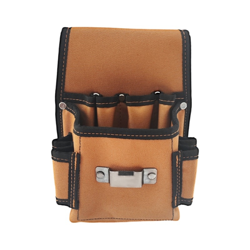 Torba za alat oko pojasa, teška i izdržljiva, višenamjenska za drvoobradne poslove, s pretincem za hardver, podesiva