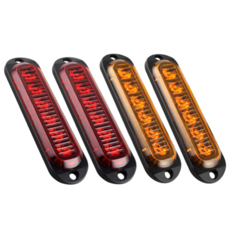 SRK-061 LED πλευρικό φως φορτηγού για φορτηγά, βαν, RV, pickup και ρυμουλκούμενα; LED 2835 0.2W, 10-30V, 1.2W, IP68, διάρκεια ζωής 50 000 h