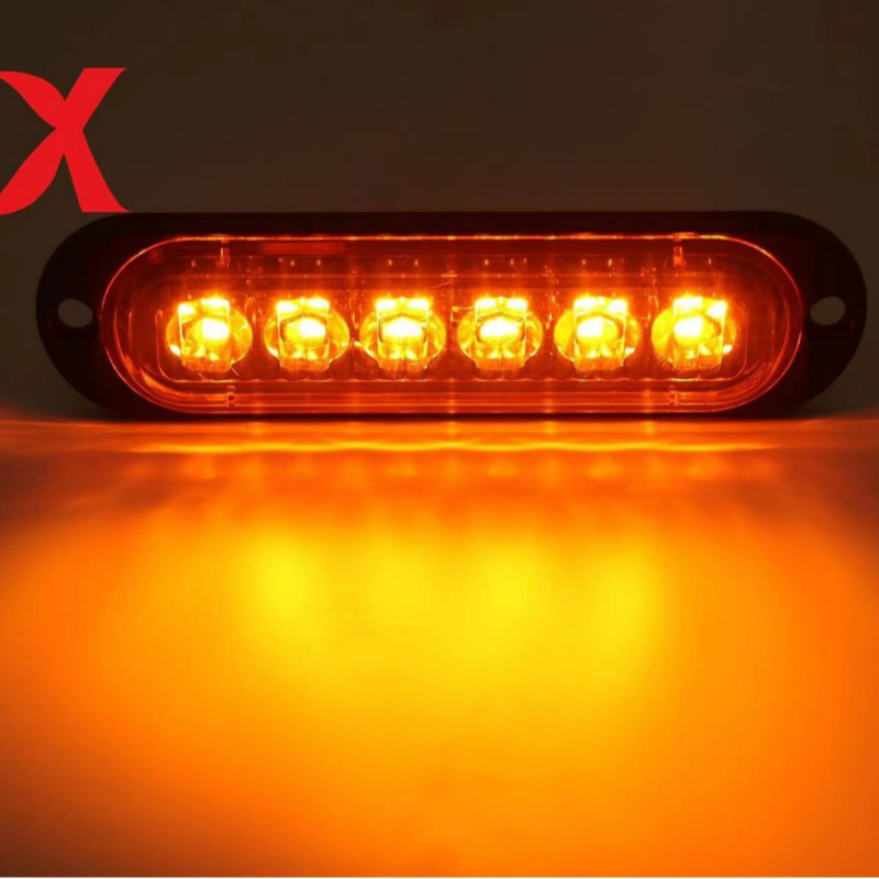 SRK-061 LED πλευρικό φως φορτηγού για φορτηγά, βαν, RV, pickup και ρυμουλκούμενα; LED 2835 0.2W, 10-30V, 1.2W, IP68, διάρκεια ζωής 50 000 h